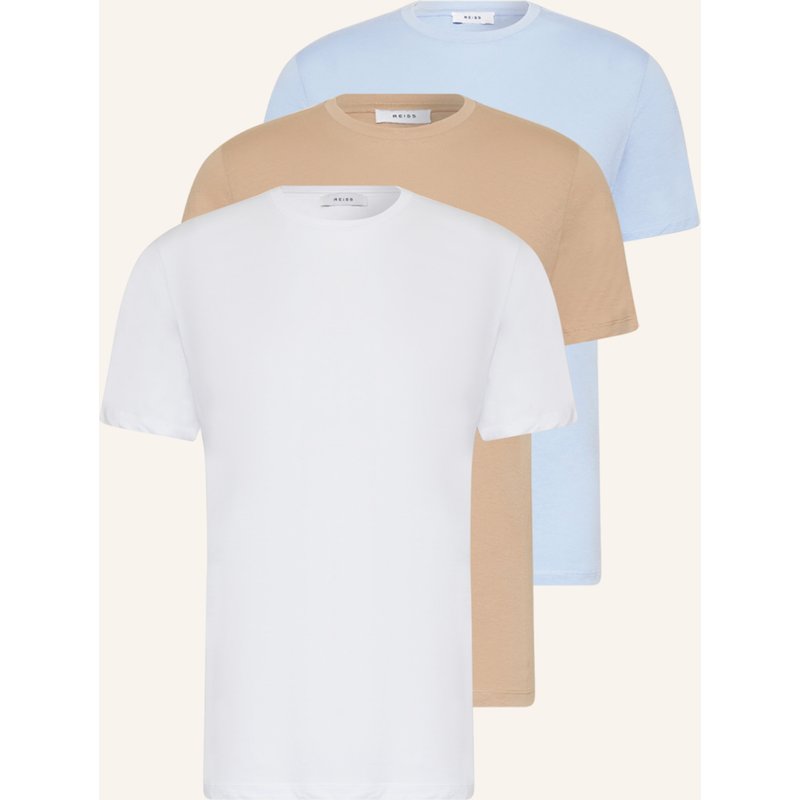 Reiss 3er-Pack T-Shirts Bless weiss
