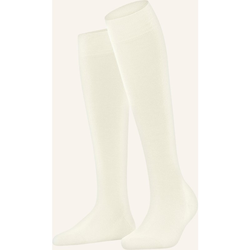 Falke Kniestrümpfe Softmerino Mit Merinowolle weiss