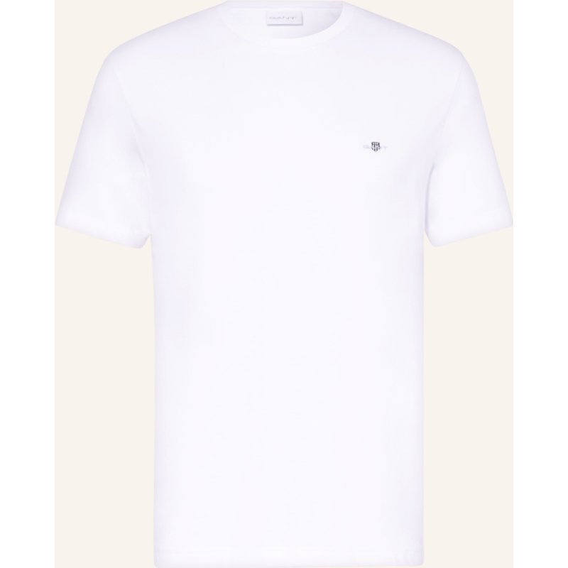 Gant T-Shirt weiss