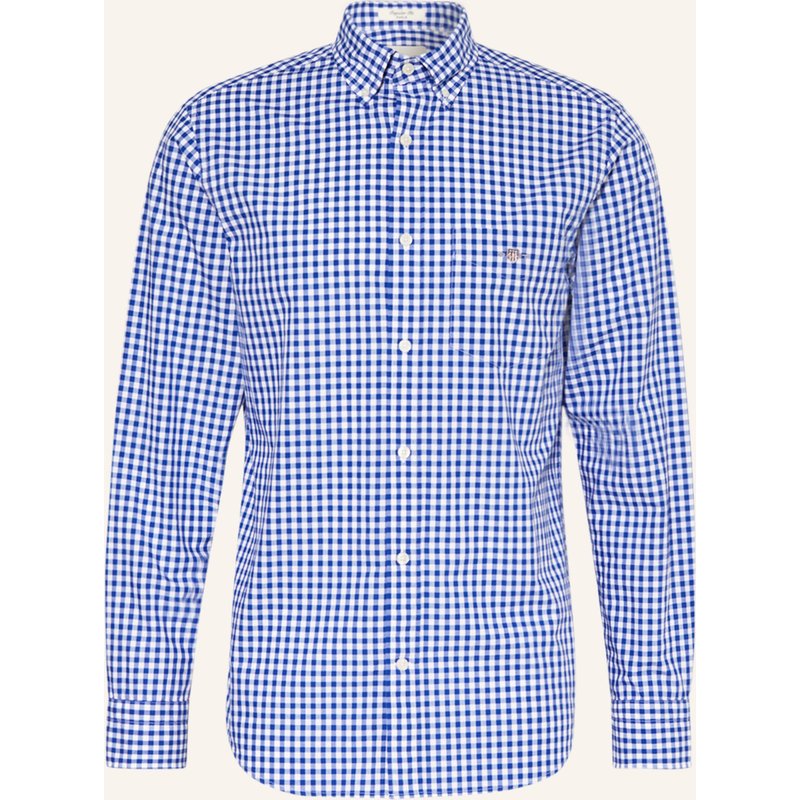 Gant Hemd Regular Fit blau