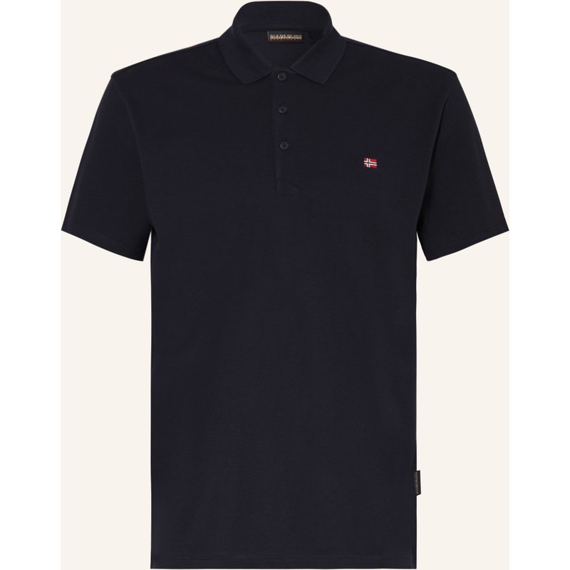 Napapijri Piqué-Poloshirt Ealis blau