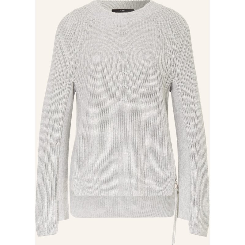 Oui Pullover grau