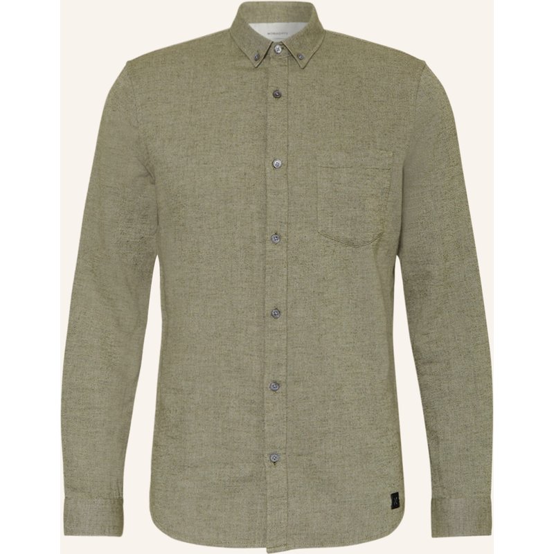 Nowadays Hemd Slim Fit gruen