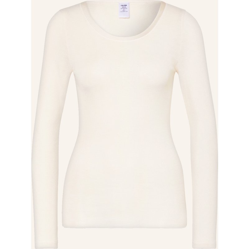 Calida Lounge-Shirt True Confidence Mit Seide beige