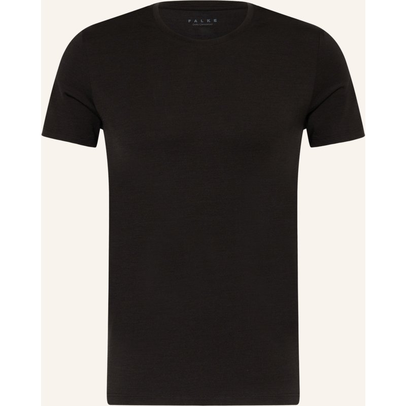 Falke T-Shirt Daily Climawool Mit Merinowolle schwarz