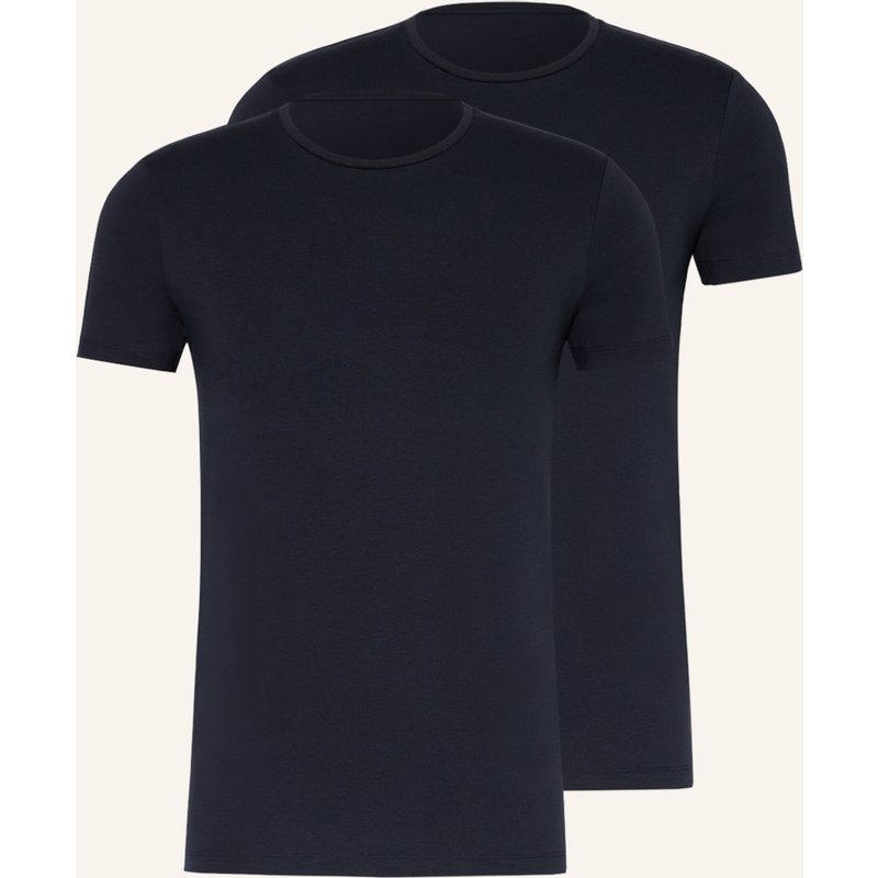 Falke 2er-Pack T-Shirts Daily Comfort blau
