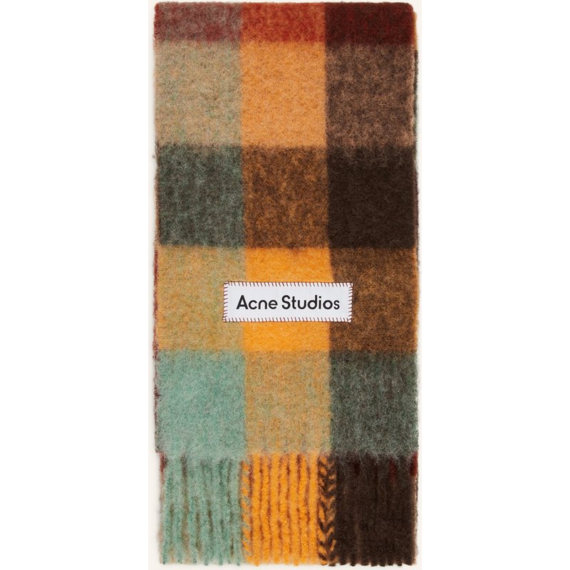 Acne Studios Schal Mit Alpaka braun