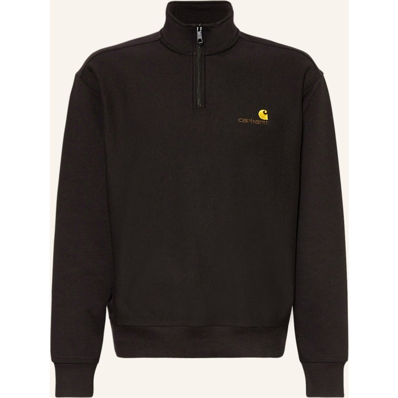 Carhartt Wip Sweat-Troyer American Script schwarz