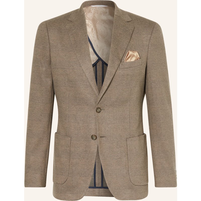 Paul Anzugsakko Slim Fit Aus Jersey braun