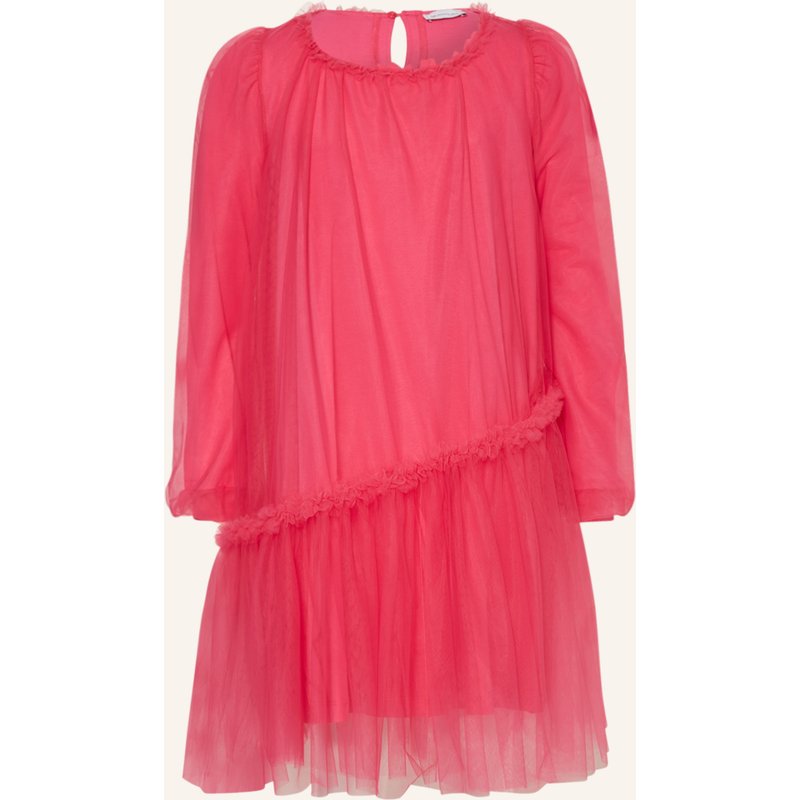 Monnalisa Tüllkleid Mit Rüschen pink