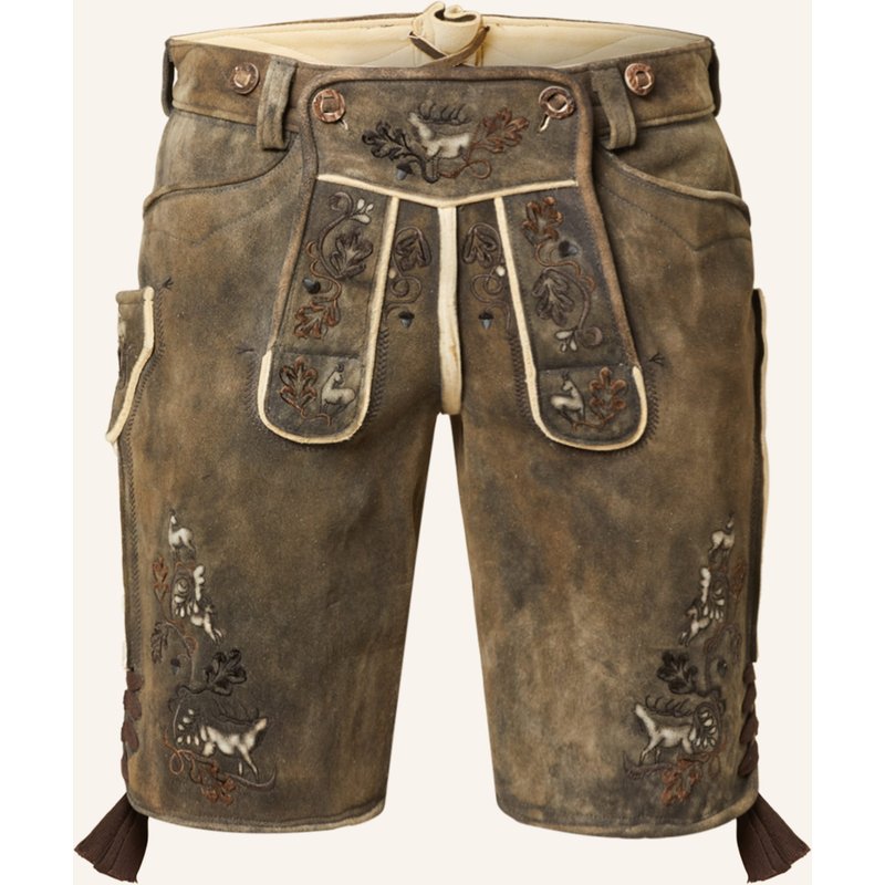 Beckert Trachten-Lederhose Meran Aus Hirschleder braun