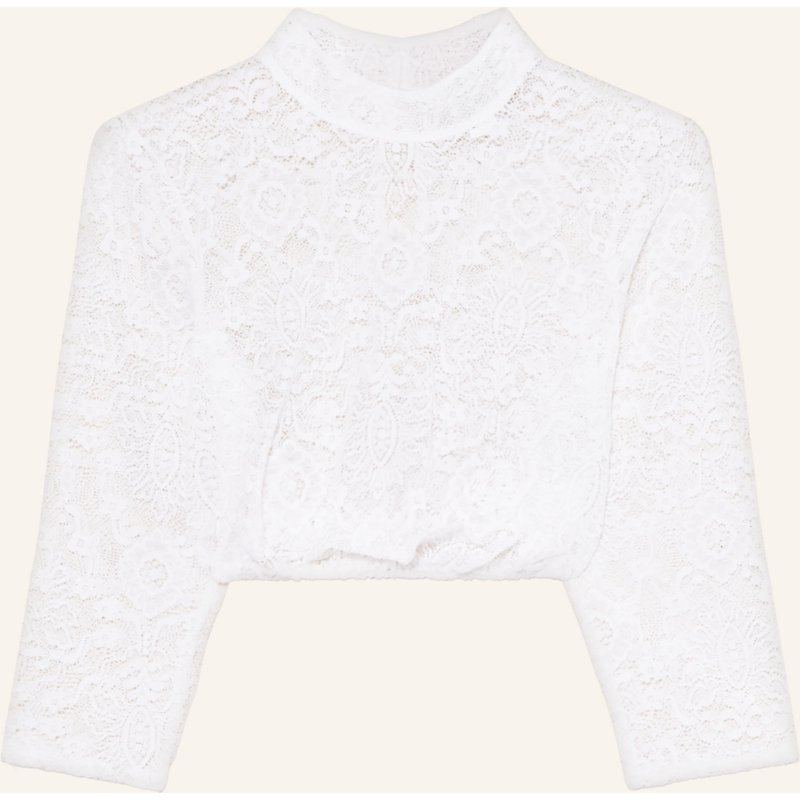 Hammerschmid Dirndlbluse Babsi Aus Spitze Mit 3/4-Arm weiss