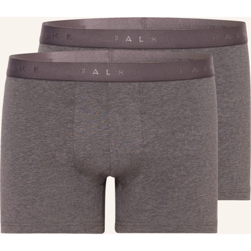 Falke 2er-Pack Boxershorts Daily Comfort grau