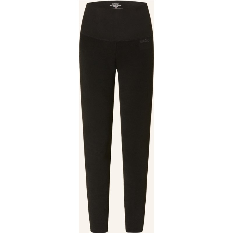 Magic Bodyfashion Shape-Leggings Stay Warm Aus Fleece schwarz