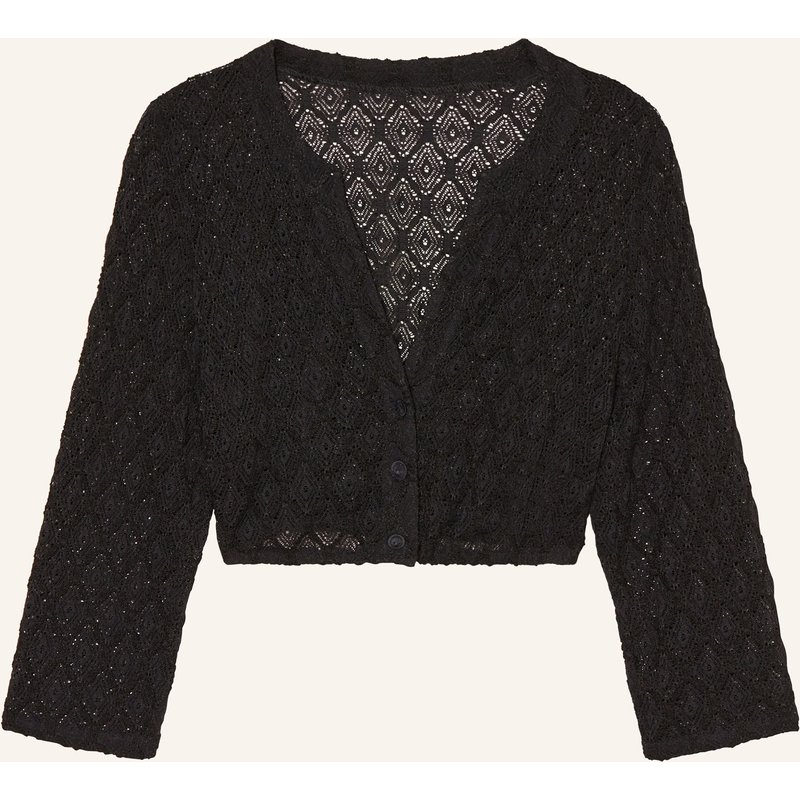 Waldorff Dirndlbluse Aus Spitze Mit 3/4-Arm schwarz