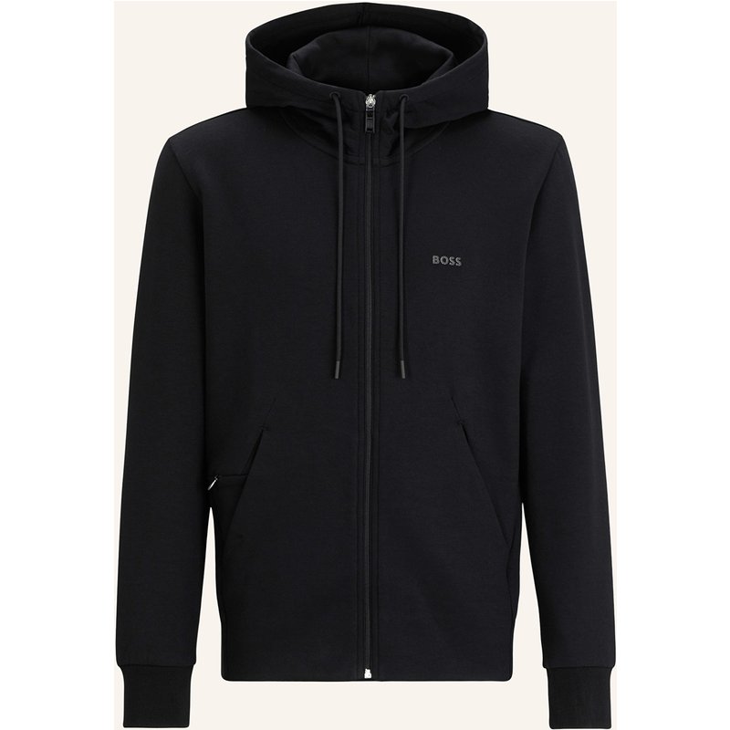 Boss Sweatjacke Saggy schwarz