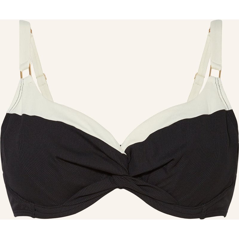 Beachlife Bügel-Bikini-Top Vanilla & Black schwarz