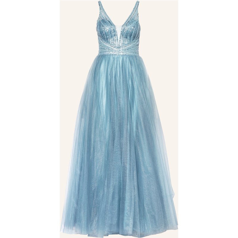 Hey Kyla Abendkleid Mit Pailetten Und Schmucksteinen blau