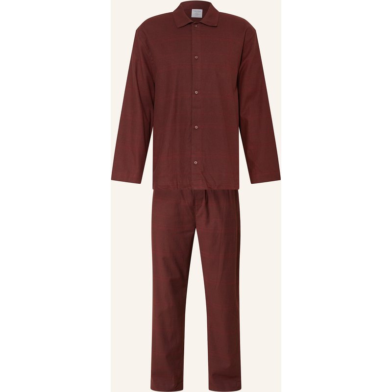 Calvin Klein Schlafanzug Aus Flanell rot