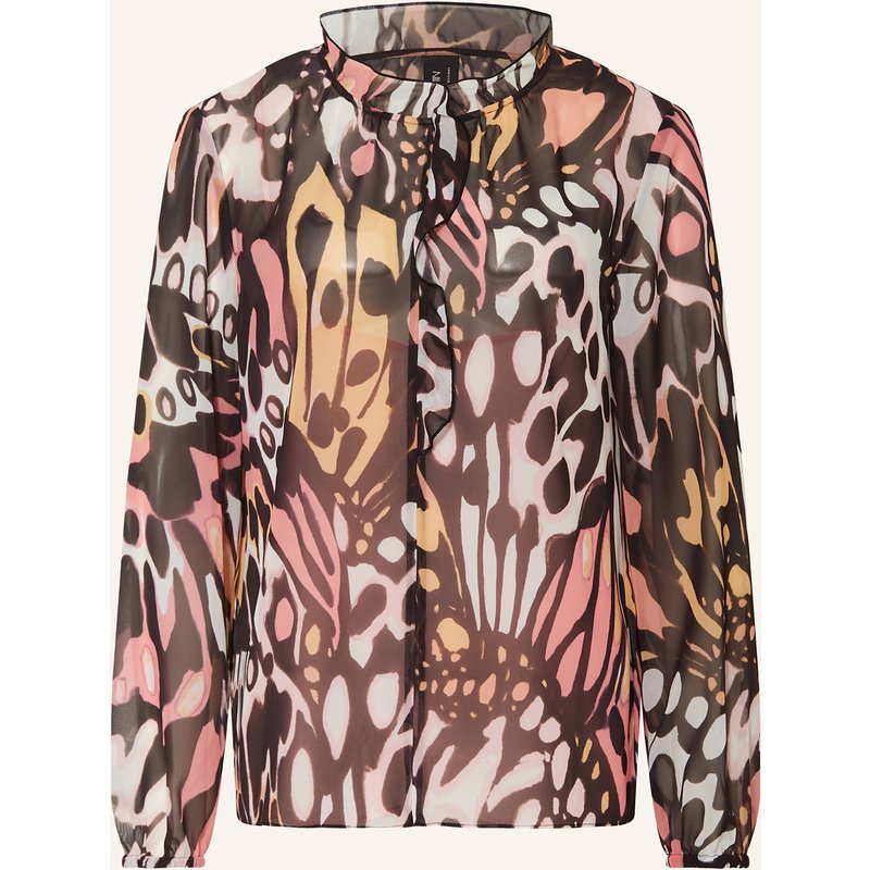 Marc Cain Blusenshirt Mit Volants schwarz