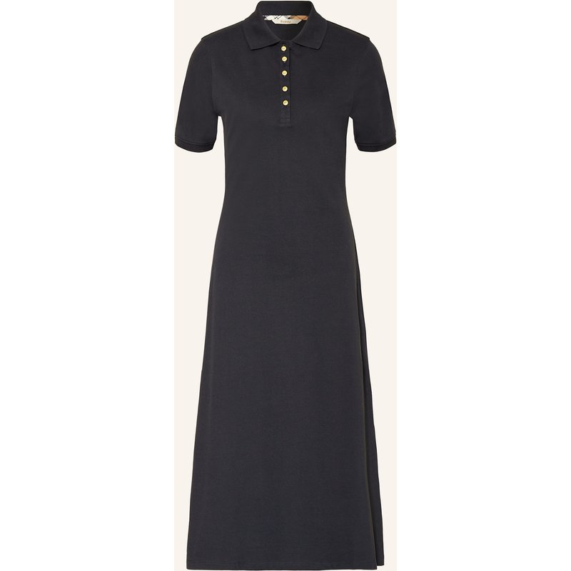Barbour Piqué-Polokleid Celeste blau