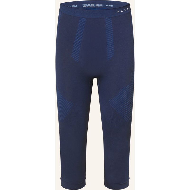 Falke Funktionswäsche-Hose Warm Mit Verkürzter Beinlänge blau