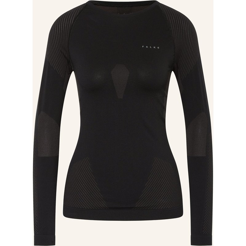 Falke Funktionswäsche-Shirt Warm schwarz