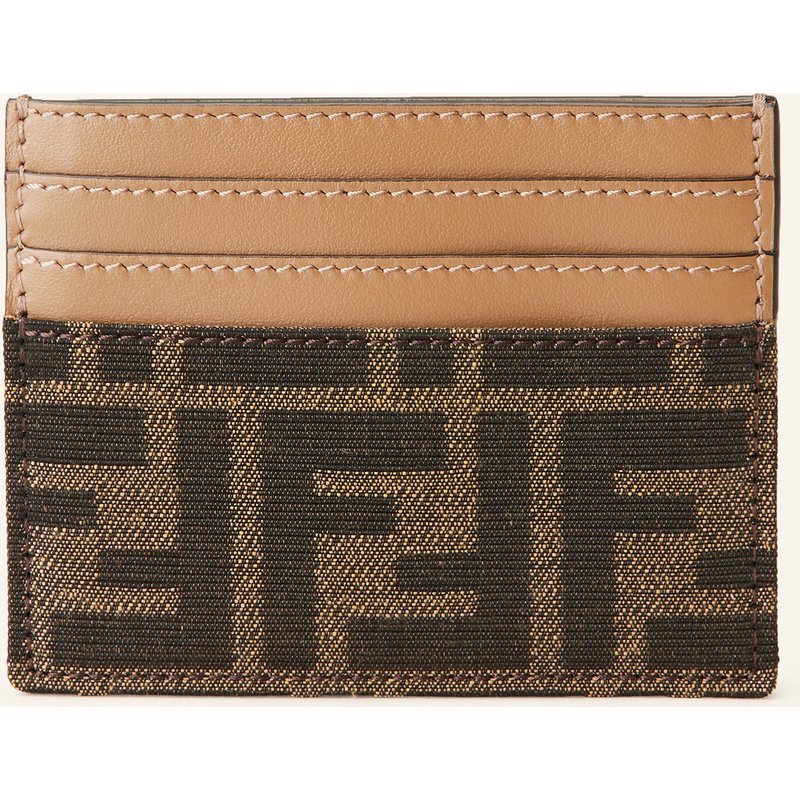 Fendi Kartenetui Baguette braun