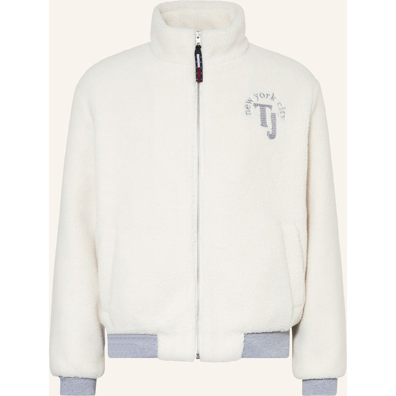 Tommy Jeans Teddyfell-Blouson weiss