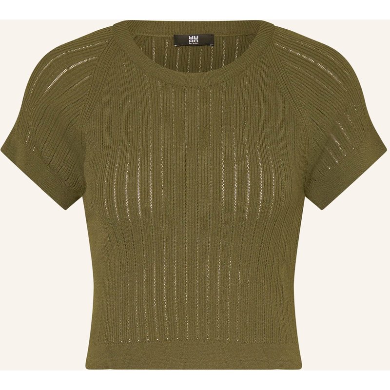Riani Cropped-Strickshirt gruen