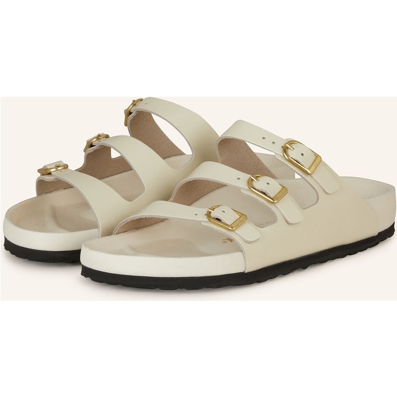 Birkenstock Pantoletten Florida Exq Lena Hs weiss
