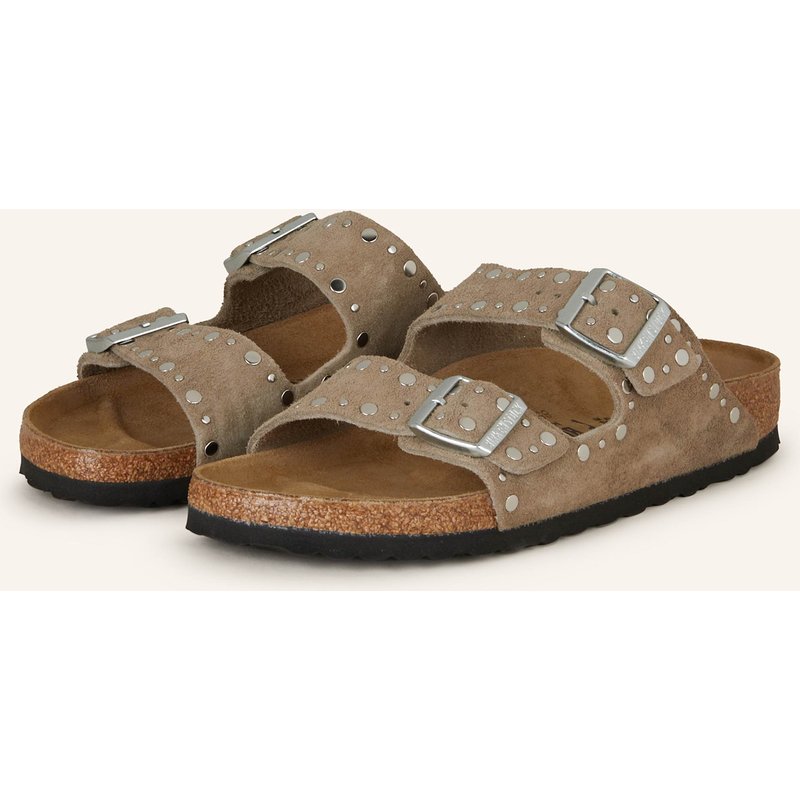 Birkenstock Pantoletten Arizona Rivet Leve beige