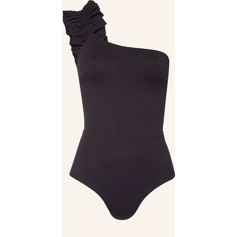 Mymarini One-Shoulder-Badeanzug Swimsuit No. 3 schwarz