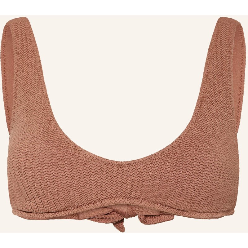 Seafolly Bustier-Bikini-Top Sea Dive braun