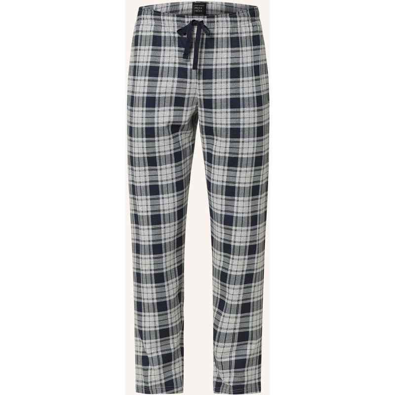 Schiesser Schlafhose Mix+Relax grau