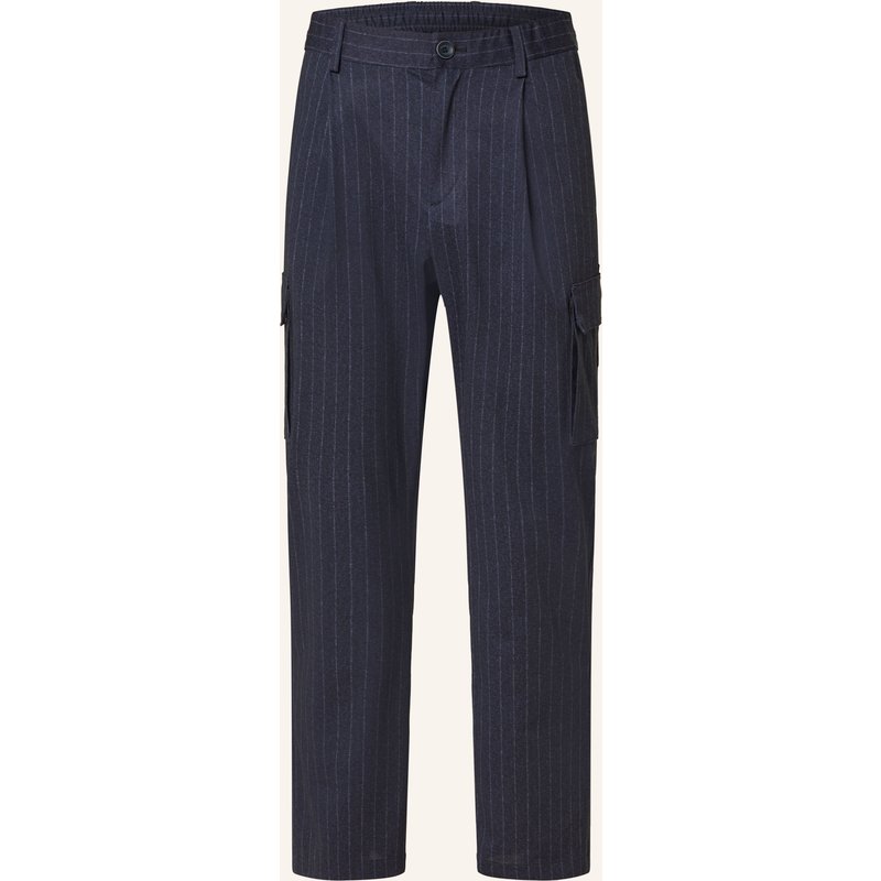 Herno Anzughose Regular Fit blau