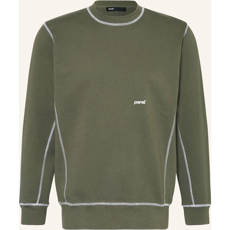 Parel. Sweatshirt Contrast Crewneck gruen