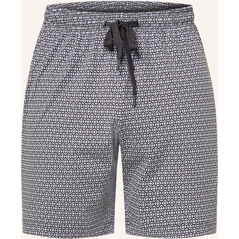 Mey Schlafshorts Serie Round Geo grau