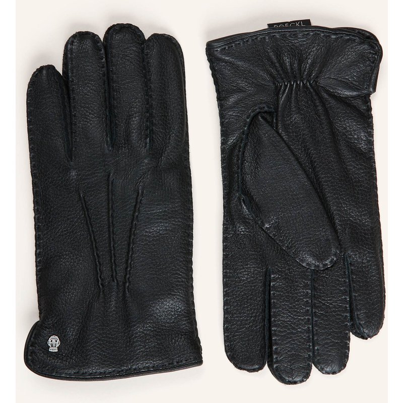 Roeckl Lederhandschuhe Klassiker schwarz