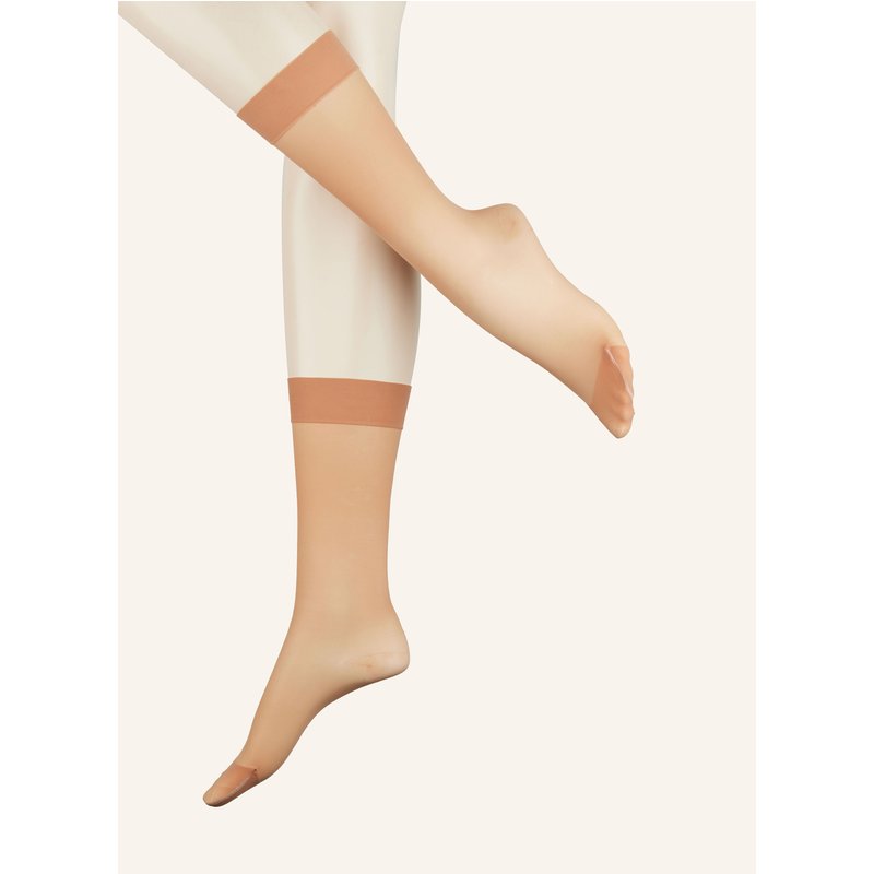 Item m6 Fein-Kniestrümpfe Invisible 15 beige