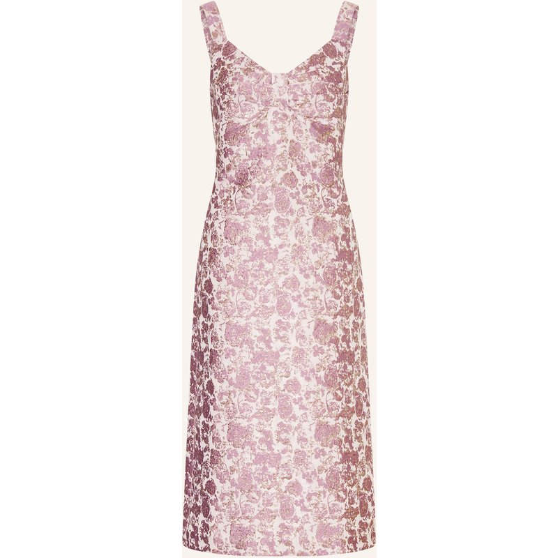 Baum Und Pferdgarten Jacquard-Kleid Amneh Mit Glitzergarn lila