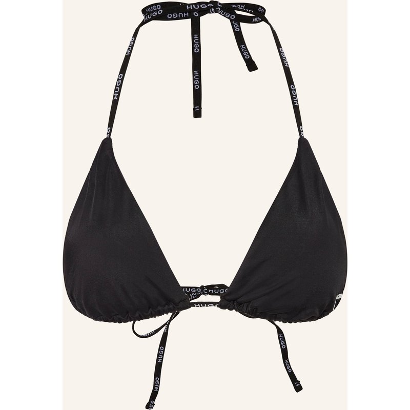 Hugo Triangel-Bikini-Top Pure schwarz