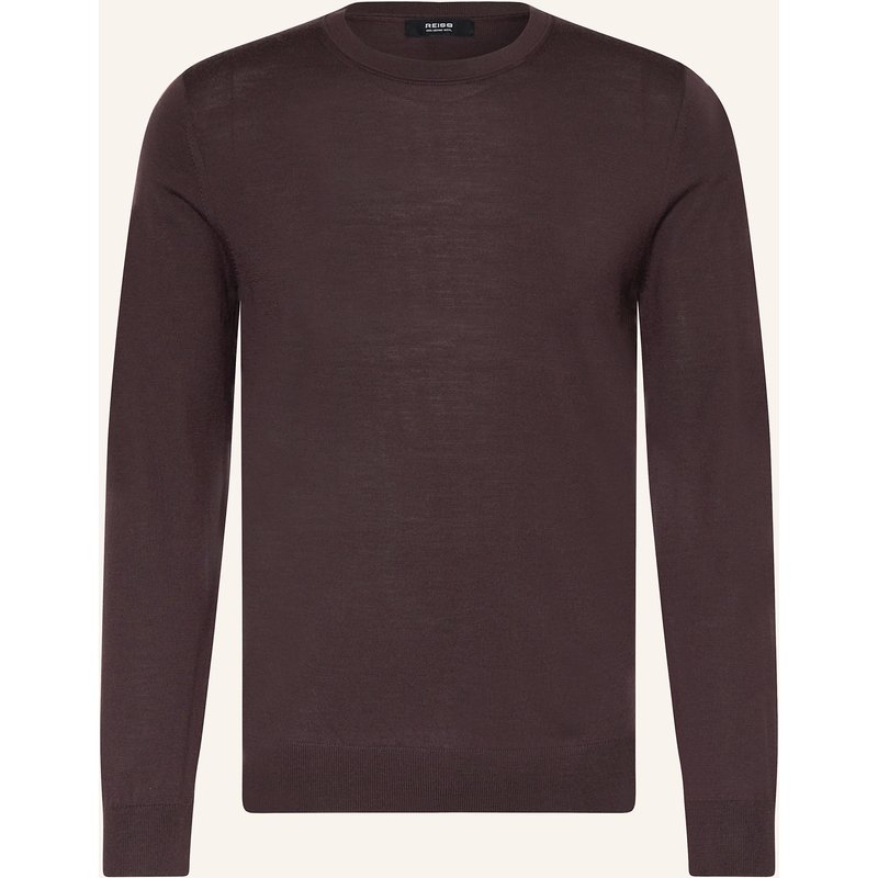 Reiss Pullover Wessex Aus Merinowolle rot