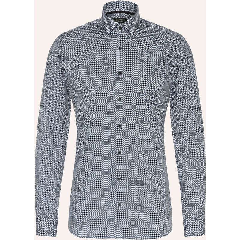 Olymp Hemd No. Six Super Slim silber