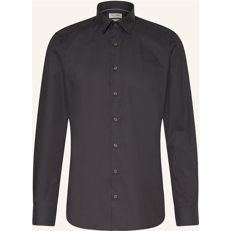 Olymp Hemd Luxor Body Fit grau
