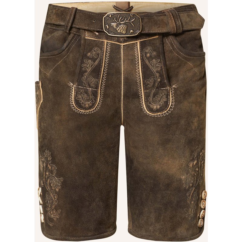 Spieth & Wensky Trachten-Lederhose Everest braun