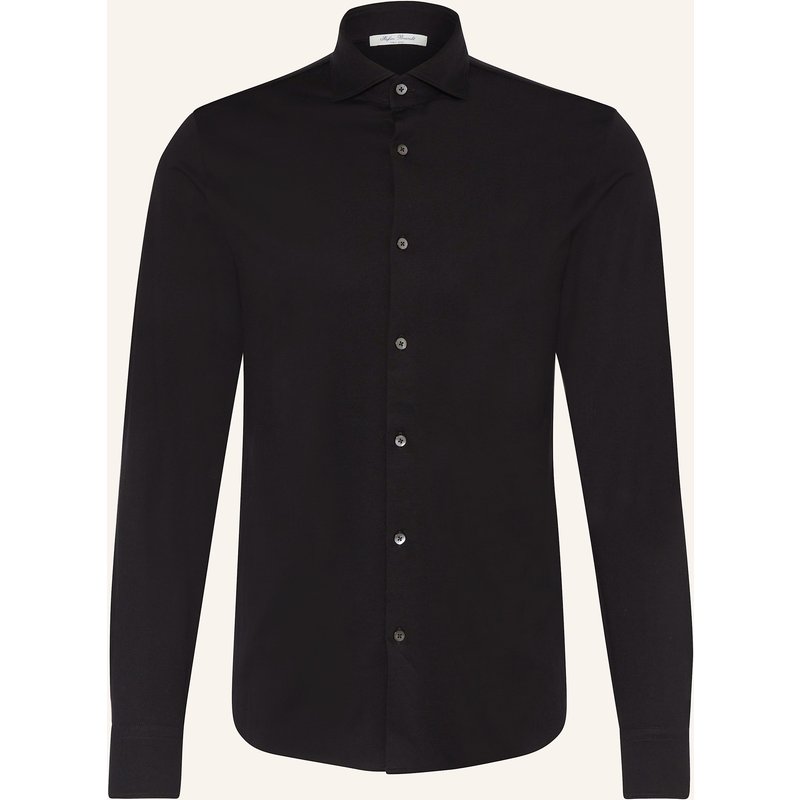 Stefan Brandt Jerseyhemd Otis Slim Fit schwarz