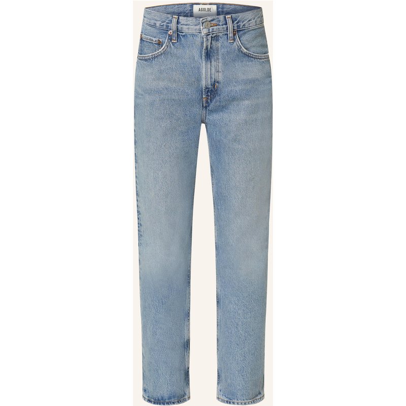 Agolde Straight Jeans Valen blau