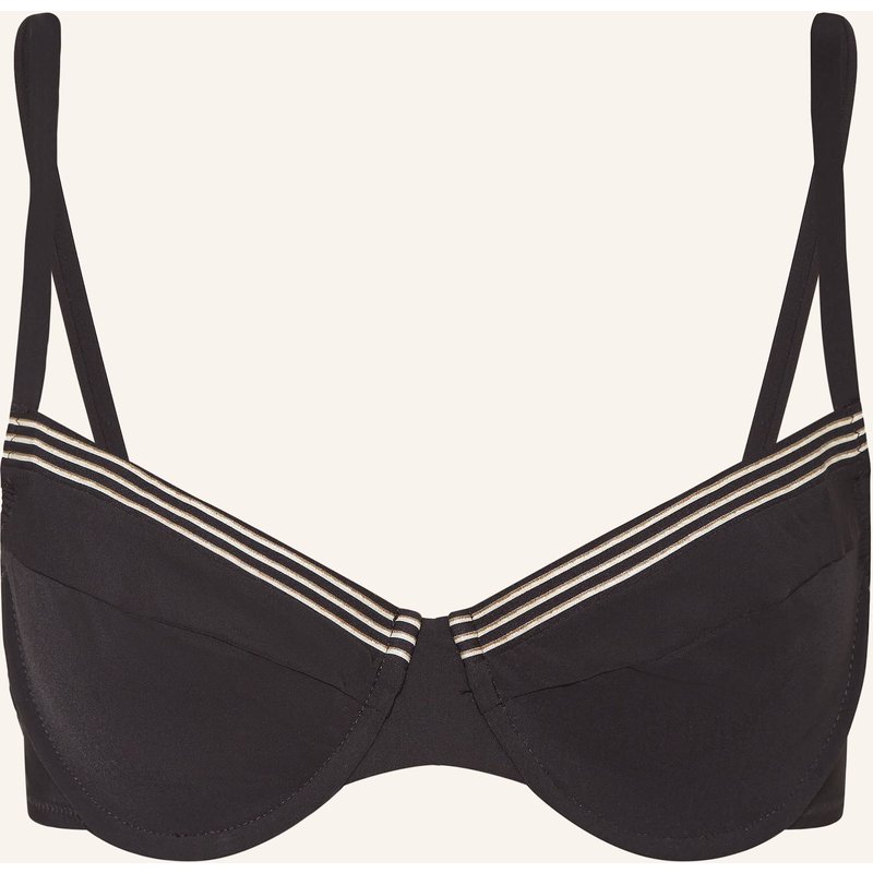 Maryan Mehlhorn Bügel-Bikini-Top Stratum schwarz