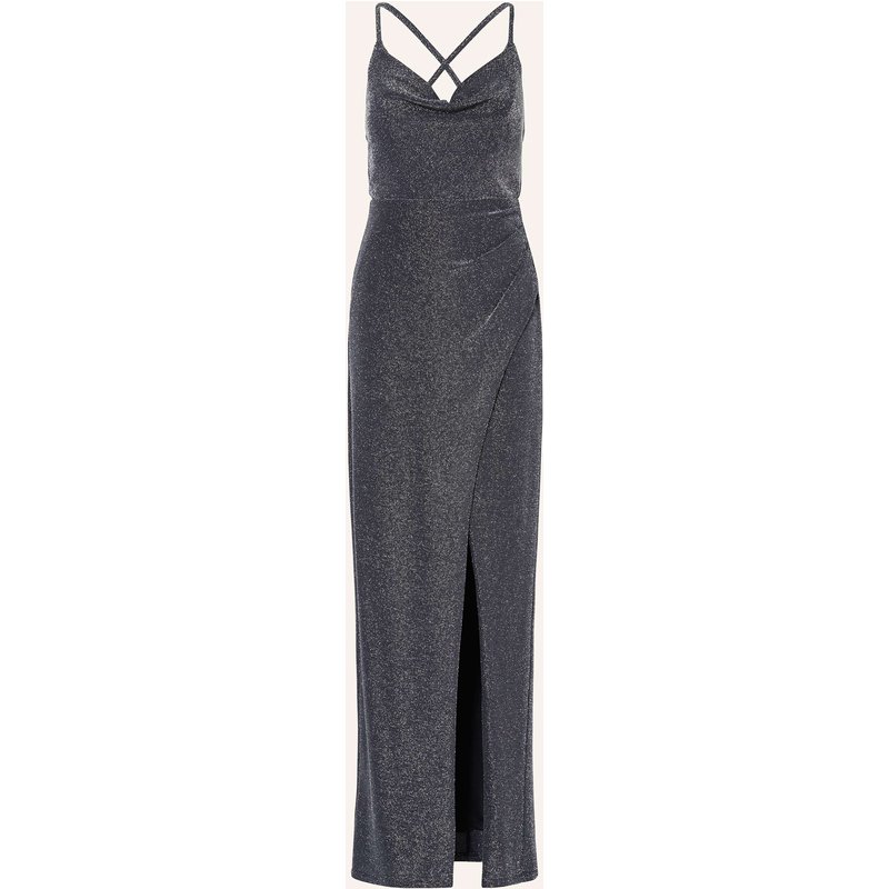 Vm Vera Mont Abendkleid Mit Glitzergarn schwarz